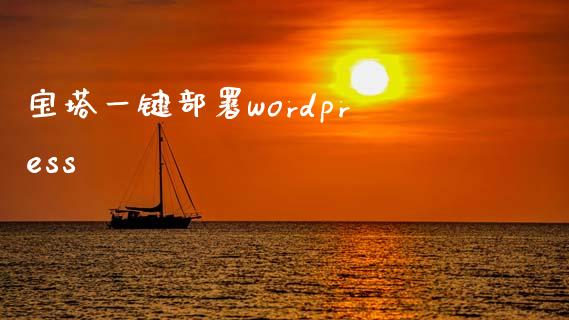 宝塔一键部署wordpress-uusu优素-乐高,模型,3d打印,编程