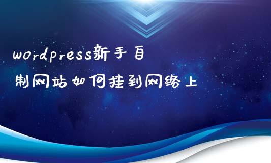 wordpress新手网站如何挂到网络上-uusu优素-乐高,模型,3d打印,编程