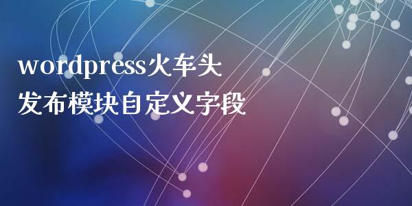 wordpress火车头发布模块自定义字段-uusu优素-乐高,模型,3d打印,编程