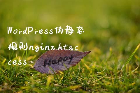 WordPress伪静态规则nginx.htaccess-uusu优素-乐高,模型,3d打印,编程