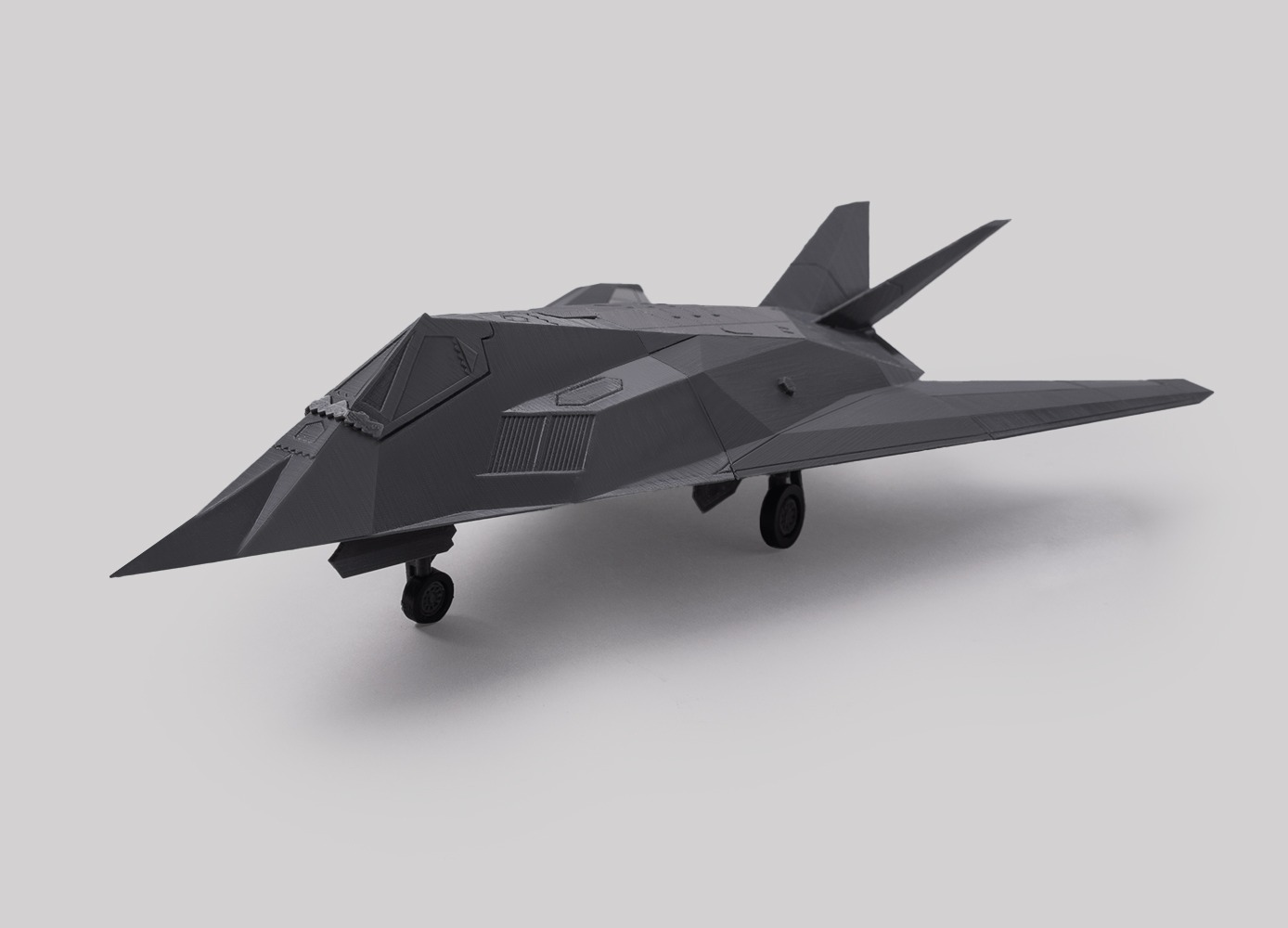 F-117夜鹰战斗机-uusu优素-乐高,模型,3d打印,编程