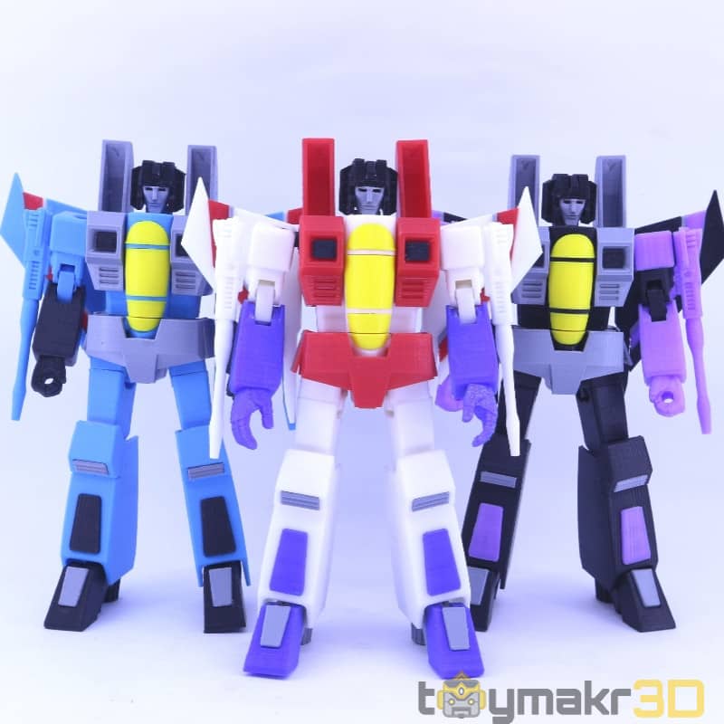 【变形金刚】 Starscream Thundercraker Skywarp-uusu优素-乐高,模型,3d打印,编程