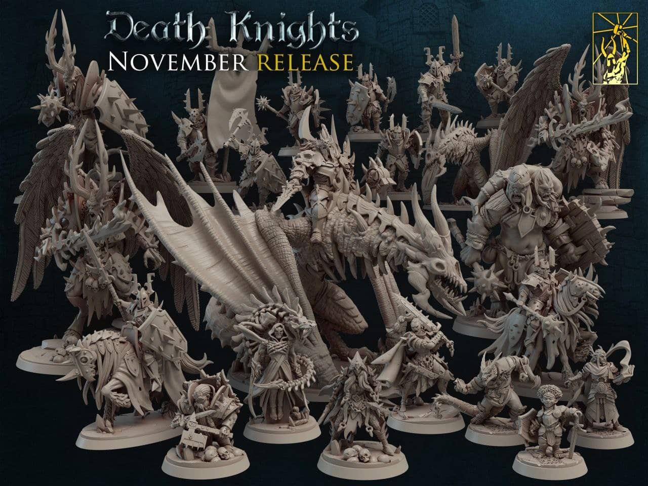 【战棋】November Death Knights-uusu优素-乐高,模型,3d打印,编程