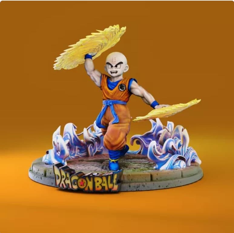 【龙珠】Krillin Kienzan-uusu优素-乐高,模型,3d打印,编程