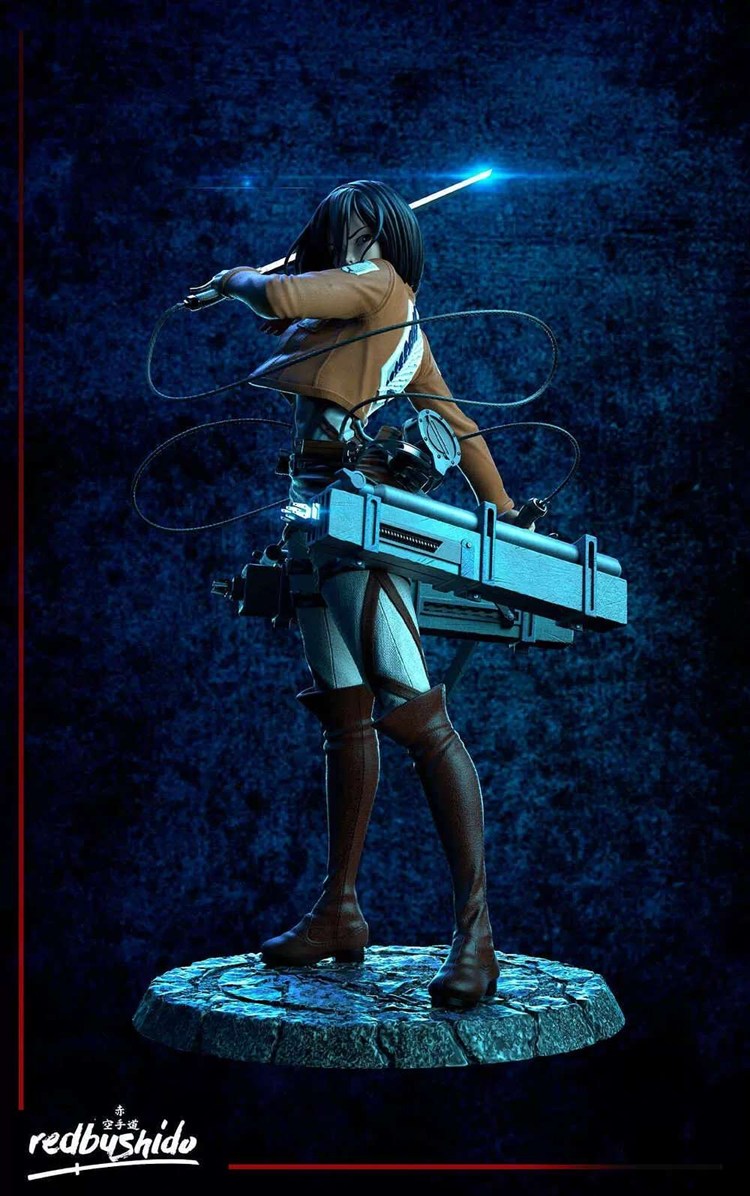 【进击的巨人】三笠阿克曼武装版-uusu优素-乐高,模型,3d打印,编程