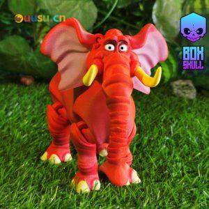 可动大象-uusu优素-乐高,模型,3d打印,编程