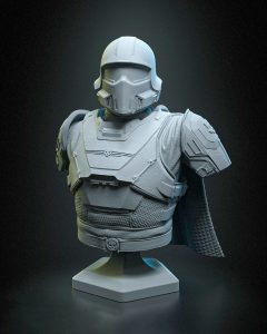 地狱潜者半身像-uusu优素-乐高,模型,3d打印,编程