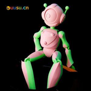 可动机器人-uusu优素-乐高,模型,3d打印,编程