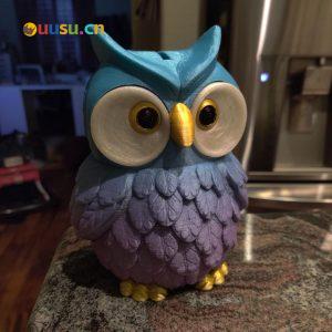 猫头鹰存钱罐-uusu优素-乐高,模型,3d打印,编程