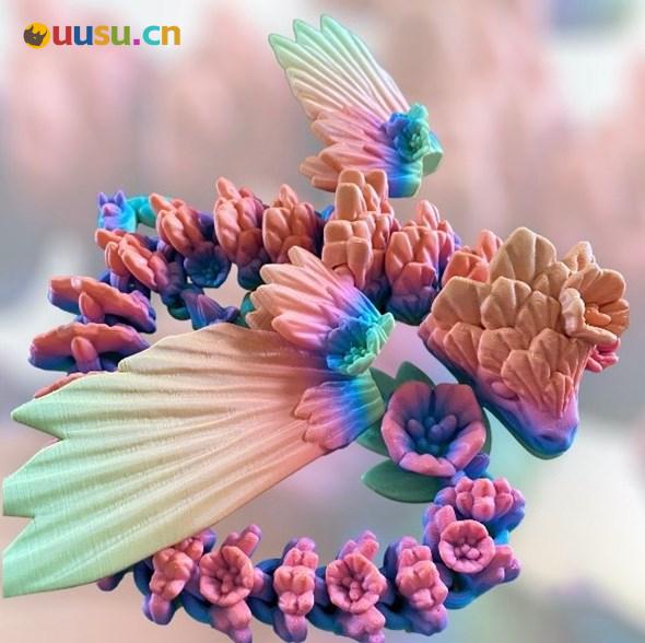 苹果花龙-uusu优素-乐高,模型,3d打印,编程