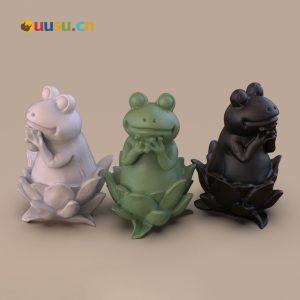荷花青蛙-uusu优素-乐高,模型,3d打印,编程