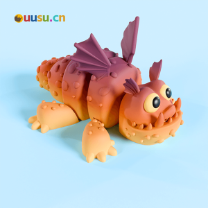 灵活的克朗克尔龙铰接式-uusu优素-乐高,模型,3d打印,编程