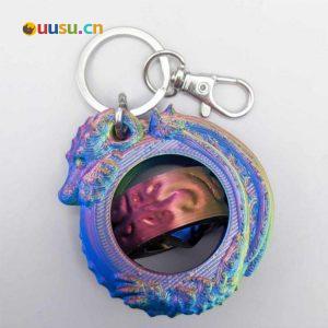 神奇圆环钥匙扣-uusu优素-乐高,模型,3d打印,编程