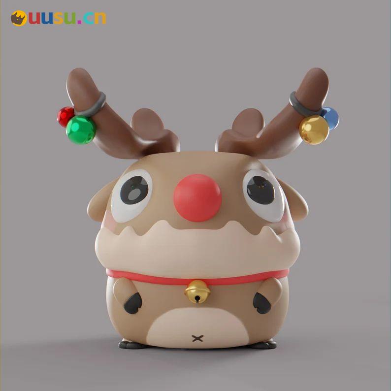 【格鲁皮怪物】reindeer-uusu优素-乐高,模型,3d打印,编程