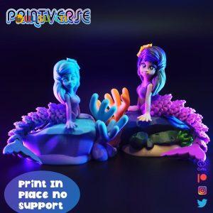 美人鱼-uusu优素-乐高,模型,3d打印,编程