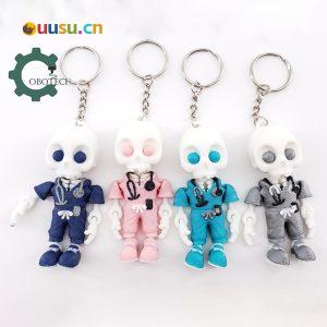 骷髅钥匙扣-uusu优素-乐高,模型,3d打印,编程