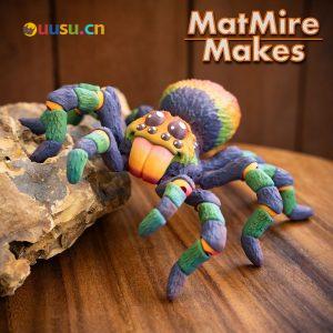 塔兰图拉蜘蛛-uusu优素-乐高,模型,3d打印,编程