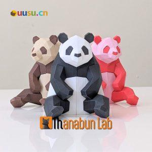 【拼图小动物】熊猫-uusu优素-乐高,模型,3d打印,编程