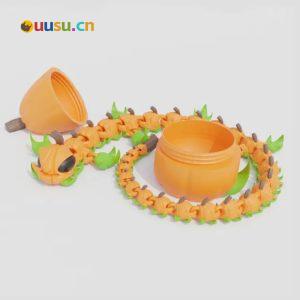 南瓜龙和南瓜龙蛋-uusu优素-乐高,模型,3d打印,编程