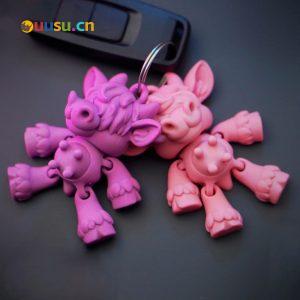 奶牛钥匙链-uusu优素-乐高,模型,3d打印,编程