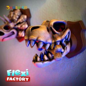 霸王龙头骨墙饰-uusu优素-乐高,模型,3d打印,编程