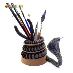 眼镜蛇笔筒-uusu优素-乐高,模型,3d打印,编程