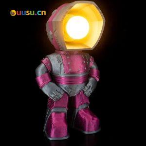 机甲花花公子台灯-uusu优素-乐高,模型,3d打印,编程