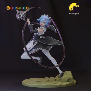 【从零开始的异世界生活】蕾姆-uusu优素-乐高,模型,3d打印,编程