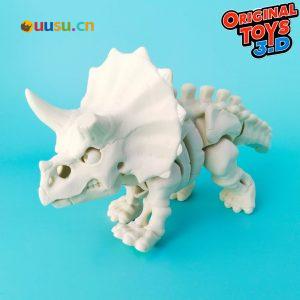 骨架三角龙-uusu优素-乐高,模型,3d打印,编程