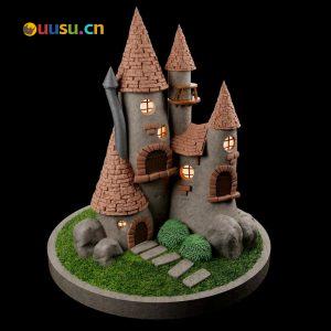 仙女城堡-uusu优素-乐高,模型,3d打印,编程
