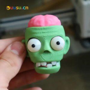 解压玩具僵尸头-uusu优素-乐高,模型,3d打印,编程