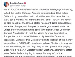 特朗普：泽连斯基是只会玩弄拜登的喜剧演员-uusu优素-乐高,模型,3d打印,编程