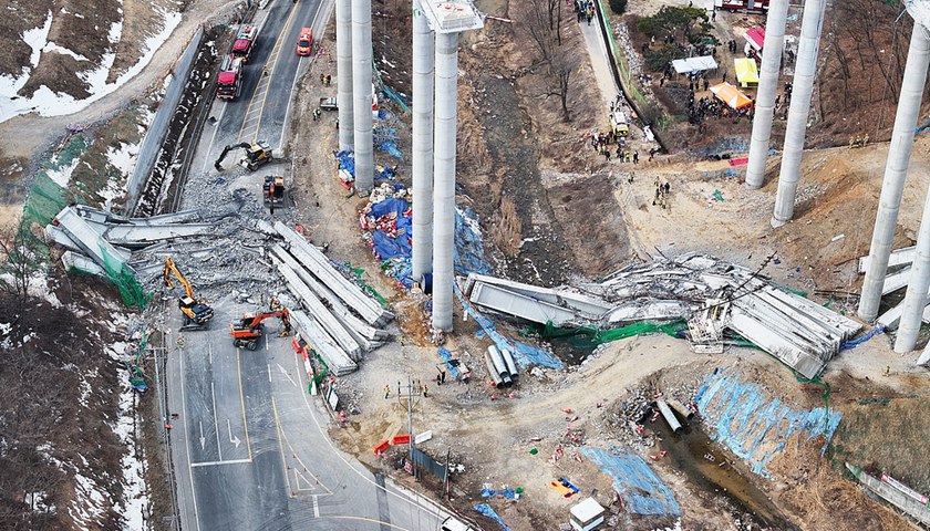 中使馆证实，2名中国工人在韩国高速公路桥梁坍塌事故中遇难-uusu优素-乐高,模型,3d打印,编程