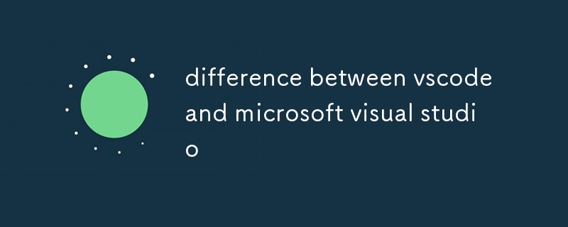 difference between vscode and microsoft visual studio-uusu优素-乐高,模型,3d打印,编程