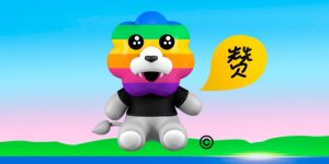 彩虹狮的微信表情包-uusu优素-乐高,模型,3d打印,编程