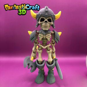 骷髅战士(单色)-uusu优素-乐高,模型,3d打印,编程