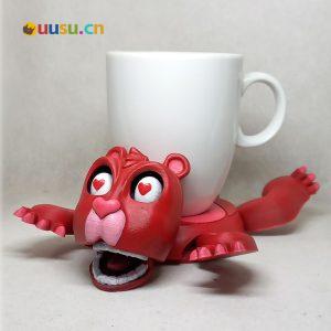 泰迪熊杯垫-uusu优素-乐高,模型,3d打印,编程