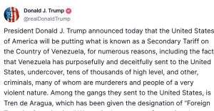 特朗普要向委内瑞拉石油买家收“次级关税”，国际油价应声上涨-uusu优素-乐高,模型,3d打印,编程