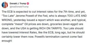 特朗普再威胁要炒掉鲍威尔，民主党人警告：股市要崩-uusu优素-乐高,模型,3d打印,编程