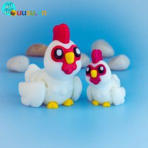 小母鸡-uusu优素-乐高,模型,3d打印,编程