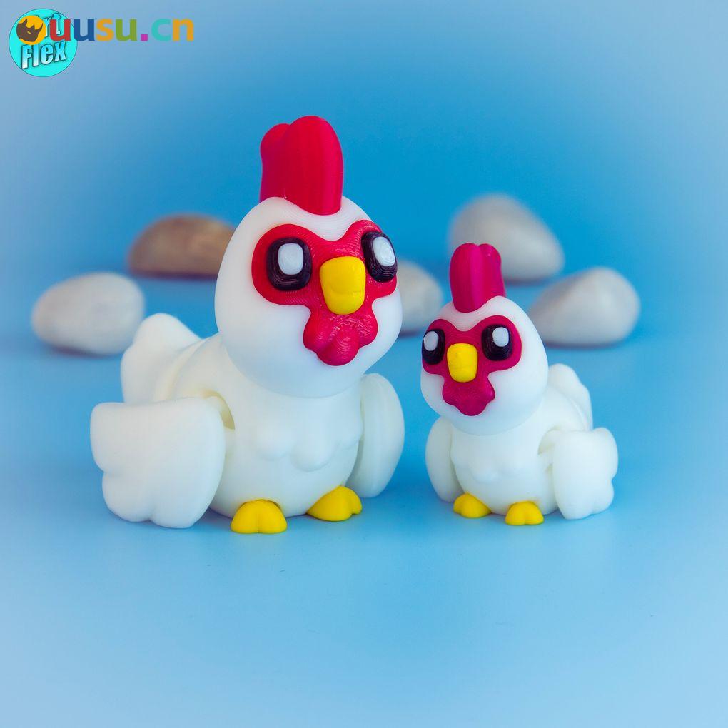 小母鸡-uusu优素-乐高,模型,3d打印,编程