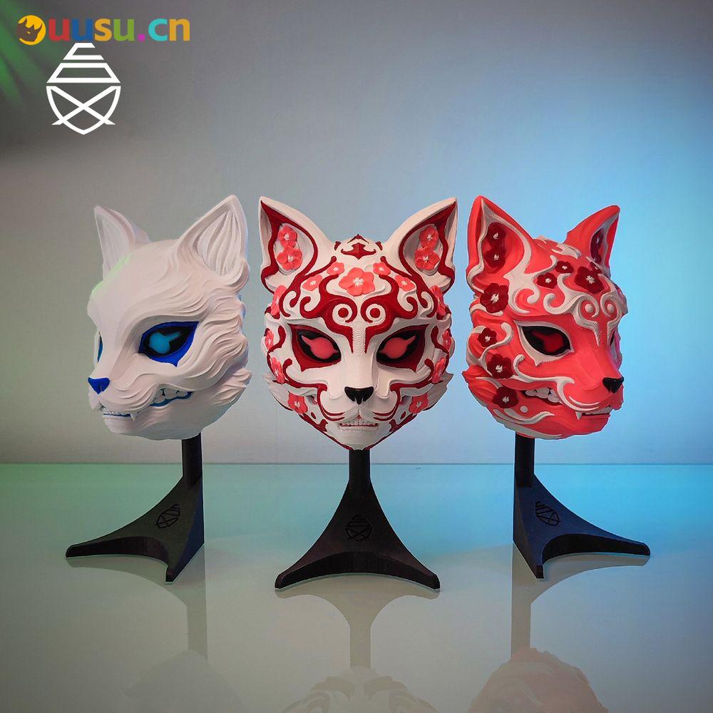 狐狸壁面具-uusu优素-乐高,模型,3d打印,编程