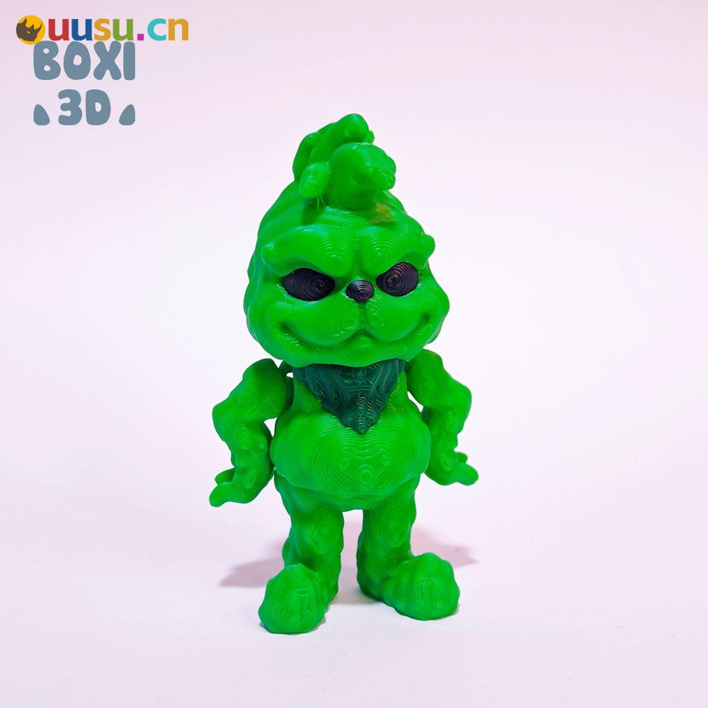 圣诞怪杰格林奇-uusu优素-乐高,模型,3d打印,编程