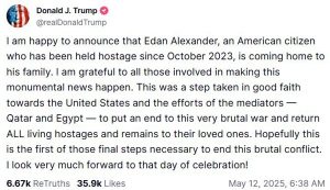 特朗普访问中东但不去以色列，哈马斯将释放美国人质-uusu优素-乐高,模型,3d打印,编程