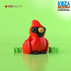 红色小鸡-uusu优素-乐高,模型,3d打印,编程