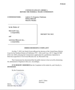 游戏史上最大收购案放行！美国FTC撤销对微软690亿收购动视暴雪诉讼-uusu优素-乐高,模型,3d打印,编程