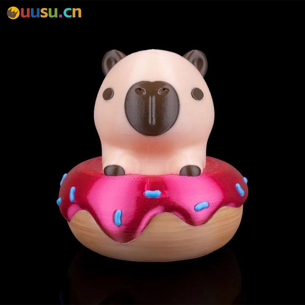 甜甜圈卡皮巴拉-uusu优素-乐高,模型,3d打印,编程