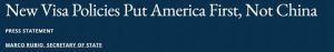 美国国务卿称将吊销部分中国学生签证，中国外交部回应-uusu优素-乐高,模型,3d打印,编程