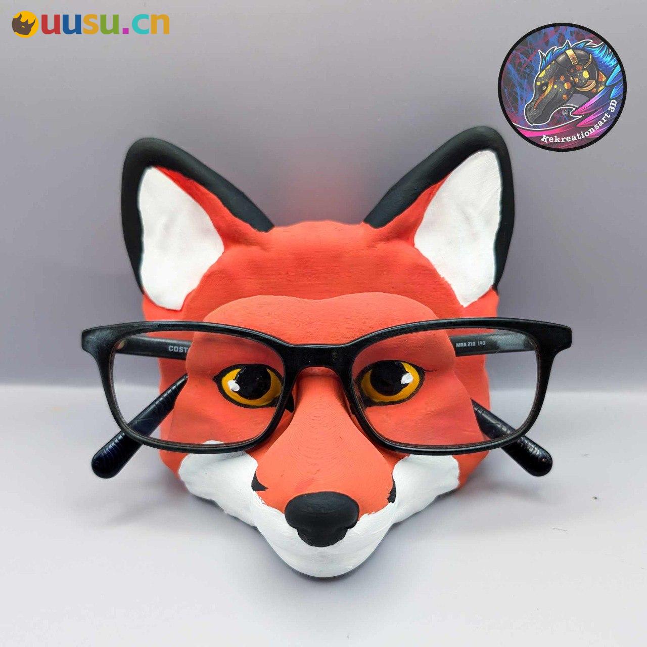 狐狸眼镜架-uusu优素-乐高,模型,3d打印,编程