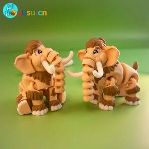 可爱的猛犸象-uusu优素-乐高,模型,3d打印,编程